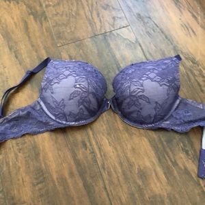 Purple lace bra 34D